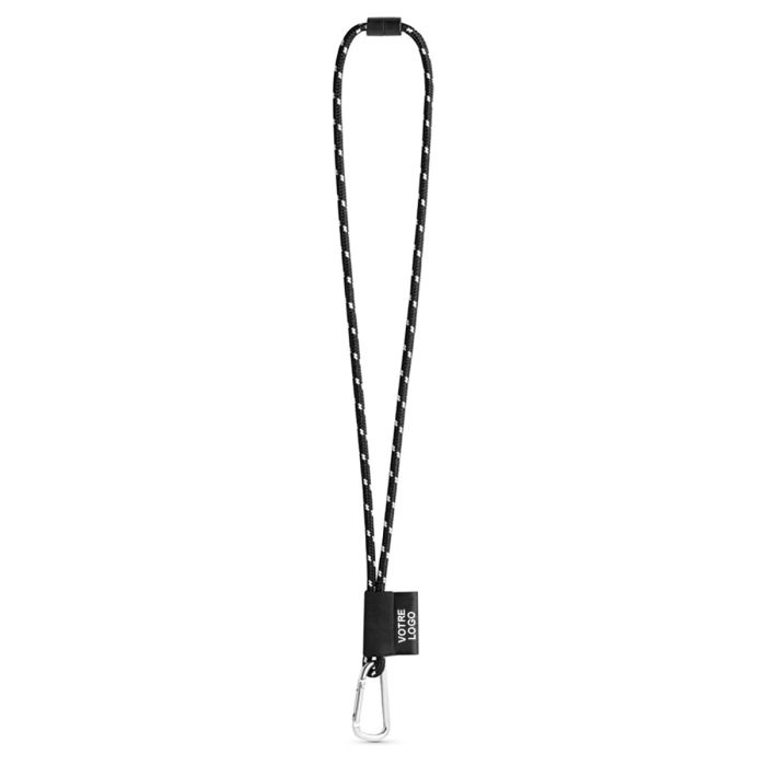 lanyard publicitaire long avec mousqueton 