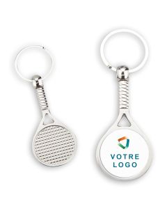 Porte-clés publicitaire tennis - off