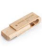 Photo d'un clé USB en bois d'érable
                            