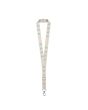 Lanyard publicitaire 100% coton beige 510mm luxe avec sécurité