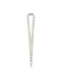Lanyard publicitaire 100% coton beige 480mm luxe