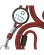 Lanyard tour de cou publicitaire - cordon rouge - on