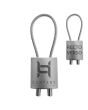 Porte-clés publicitaire gravé Métal façon cadenas cable - off