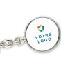 Porte-clé Metal publicitaire Rond double face 33mm