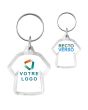 Porte-clé publicitaire acrylique t-shirt