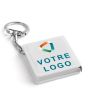 Porte-clé publicitaire mètre ruban 1m40 blanc