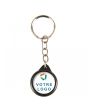 Porte-clés promotionnel pendentif rond recto-verso