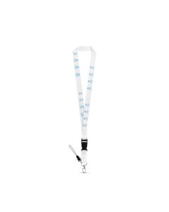 Lanyard publicitaire en tissu coloré long 530mm