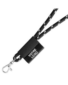 lanyard publicitaire personnalisable court