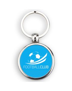 Porte-clé publicitaire ballon de foot personnalisé métal