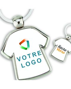 Porte clés publicitaire métal T-Shirt - on