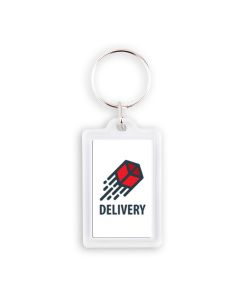 Porte Clef publicitaire Acrylique Rectangle 40*25