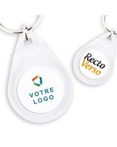 Porte Clef publicitaire Rond 25 mm